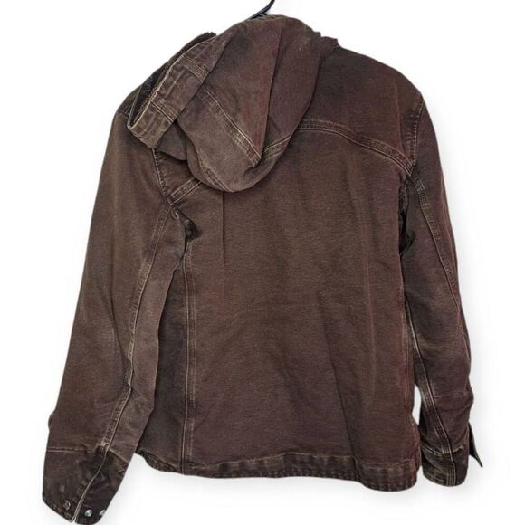 Carhartt Women's Sherpa Lined Workwear Berkeley Jacket Brown size XS 0-2 - Picture 4 of 7